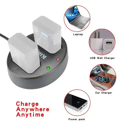 KingMa DMW-BLC12 Charger | Panasonic | Dual Slot | LED - 4
