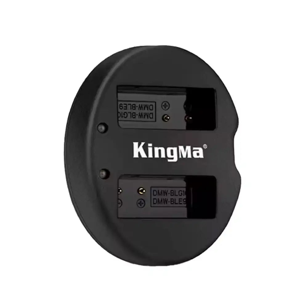 KingMa DMW-BLE9 & DMW-BLG10 Charger | Panasonic | Dual Slot | LED - 2