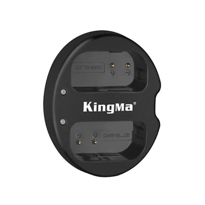 KingMa DMW-BLJ31 Charger | Panasonic | Dual Slot | LED - 1