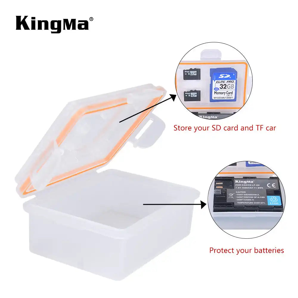 KingMa DMW-BLJ31 / NP-F570 / NP-F550 Battery Protective Case | Panasonic / Sony - 7