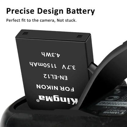 KingMa EN-EL12 | Nikon | 1150mAh | Replacement Battery - 2