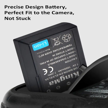 KingMa EN-EL9 | Nikon | 1000mAh | Replacement Battery - 3