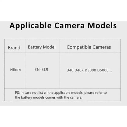 KingMa EN-EL9 | Nikon | 1000mAh | Replacement Battery - 5