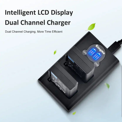 KingMa EN-EL9 Set | Nikon | 1000mAh Battery | Dual Charger - 4