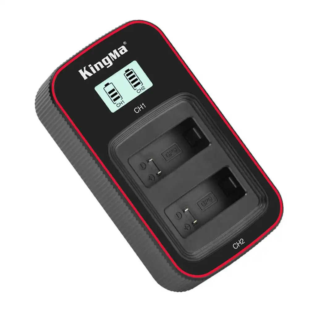 KingMa Enduro Hero Charger | GoPro | Dual Slot | LCD - 1