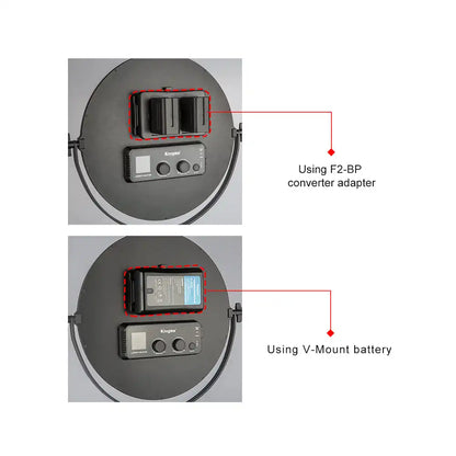 KingMa F2-BP Adapter | V-Mount | NP-F Series Battery | Dual Slots - 5