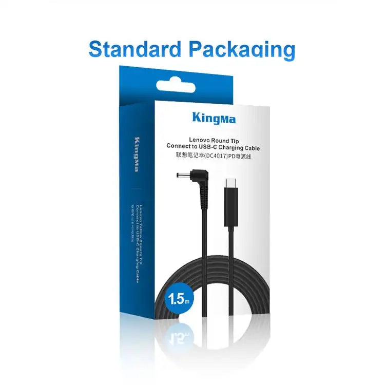 KingMa Fast Charging Cable | Lenovo | Round Tip 4.0mm x 1.7mm to Type-C Cable - 5