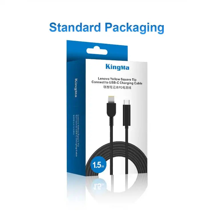 KingMa Fast Charging Cable | Lenovo | Square Tip 11mm x 4.5mm to Type-C Cable - 5