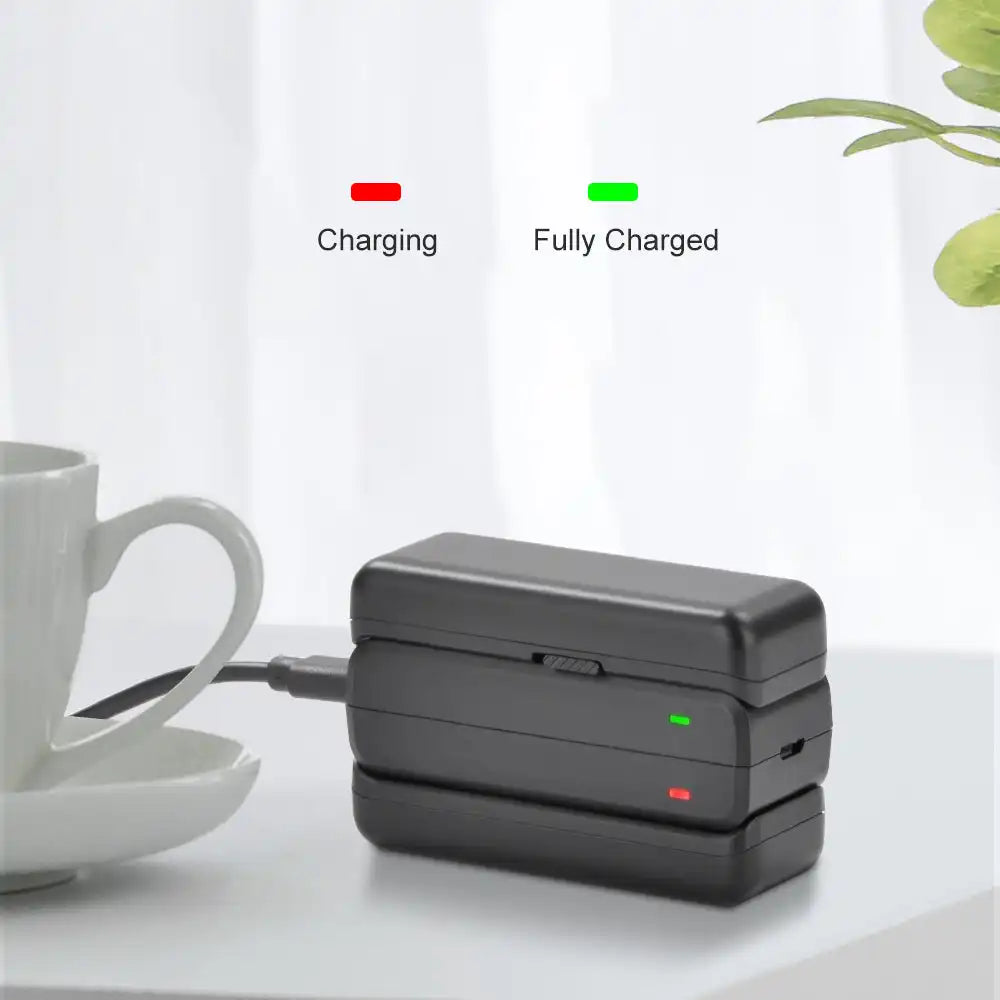 KingMa Insta360 ONE R / RS Replacement Battery and Dual Slot Charger Set - 5