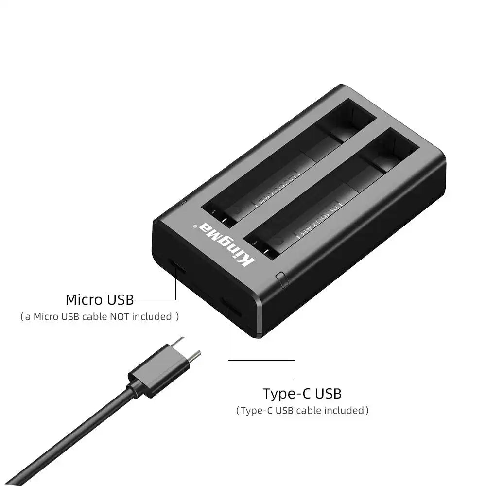 KingMa Insta360 One X4 Dual-Slot Battery Charger - 2