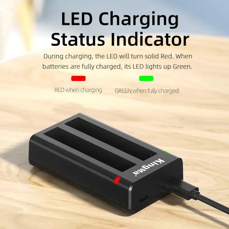 KingMa Insta360 One X4 Dual-Slot Battery Charger - 3