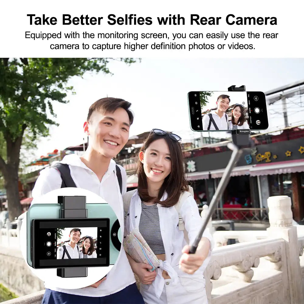 Wireless Monitor / Screen | Vlogging and Selfies with Clamp Mount Kit | Smartphones - 5