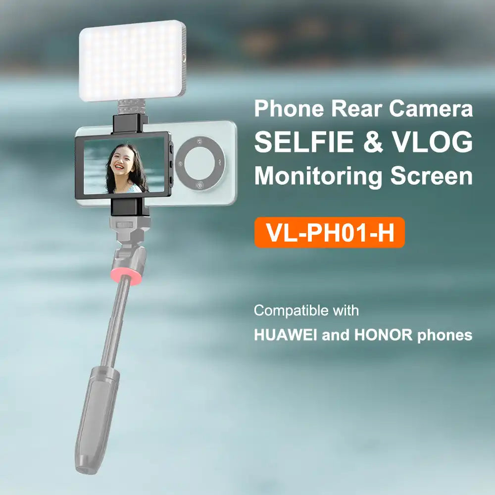 Wireless Monitor / Screen | Vlogging and Selfies with Clamp Mount Kit | Smartphones - 4
