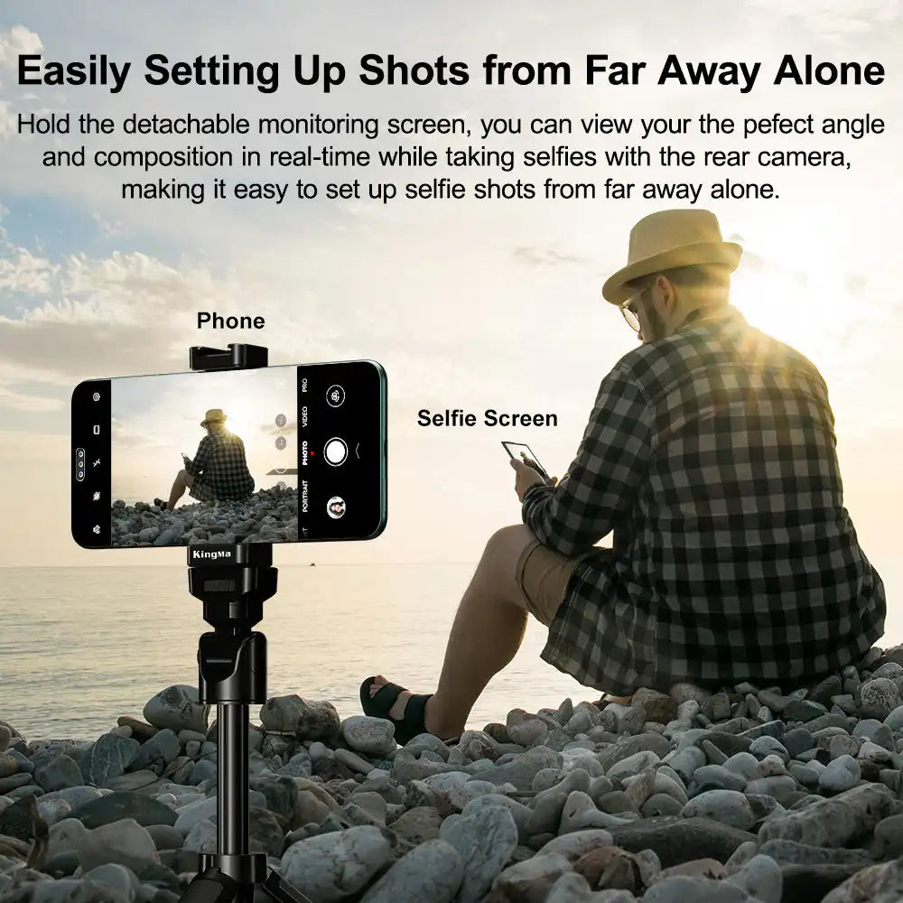 Wireless Monitor / Screen | Vlogging and Selfies with Clamp Mount Kit | Smartphones - 6