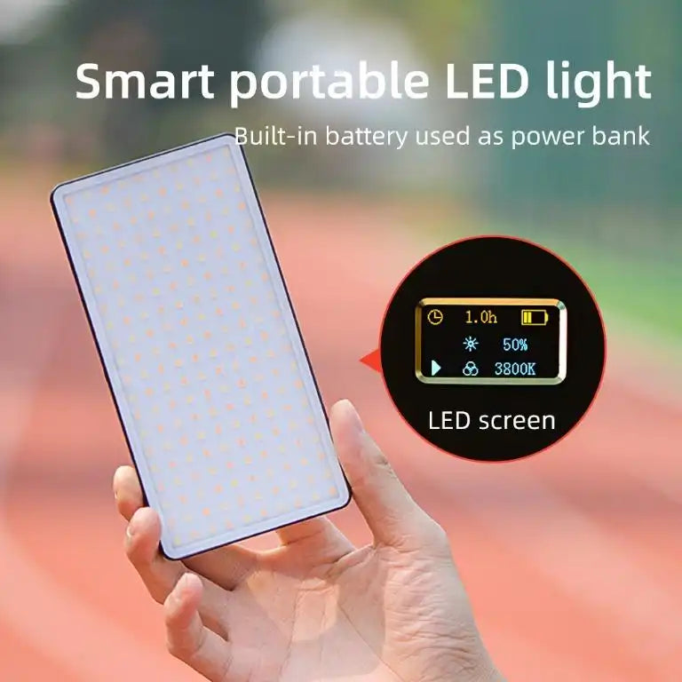 KingMa KM180Ai & KM200Ai | Smart Pocket LED Light | LCD Display | Built-in Battery - 4