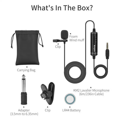KingMa KM2 | Microphone | Lavalier - 6