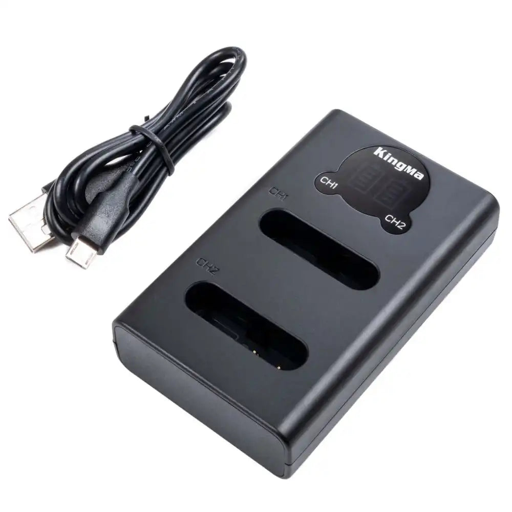 KingMa Li90B & Li92B Charger | Olympus | Dual Slot - 1