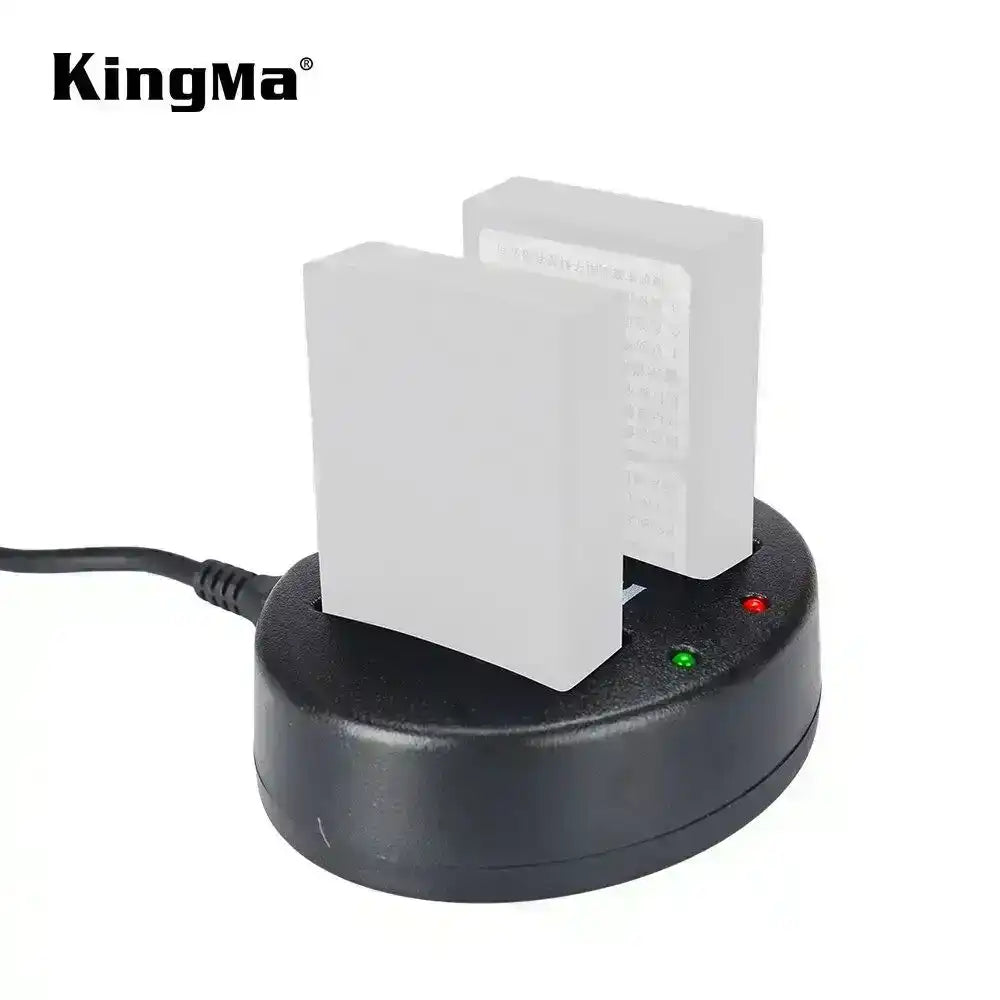 KingMa LP-E10 Charger | Canon | Dual Slot | LED - 2