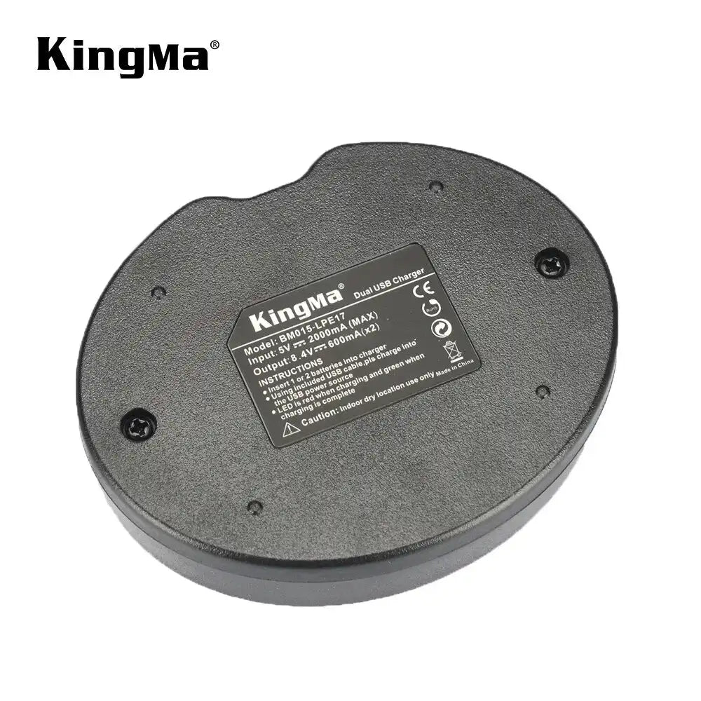 KingMa LP-E17 Charger | Canon | Dual Slot | LED - 3