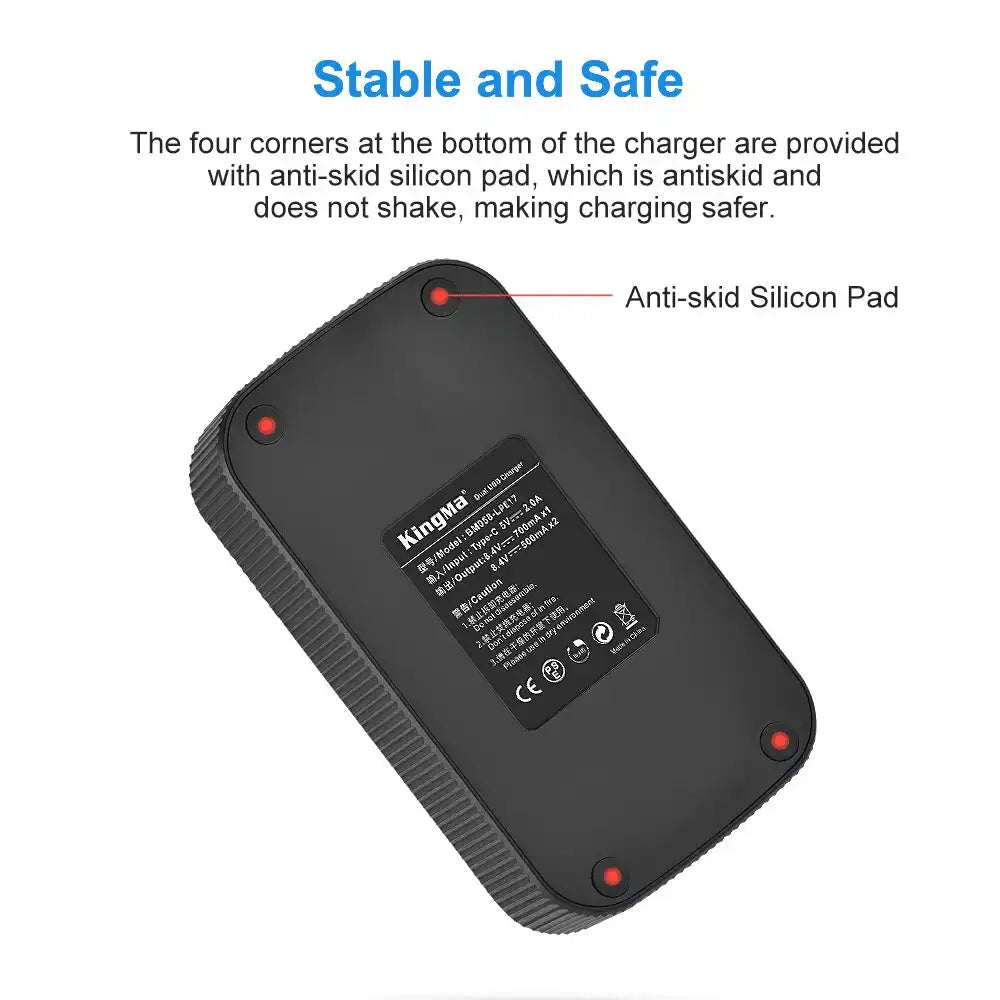 KingMa LP-E17 Set | Canon | 1040mAh Battery | Dual Charger | LCD - 6