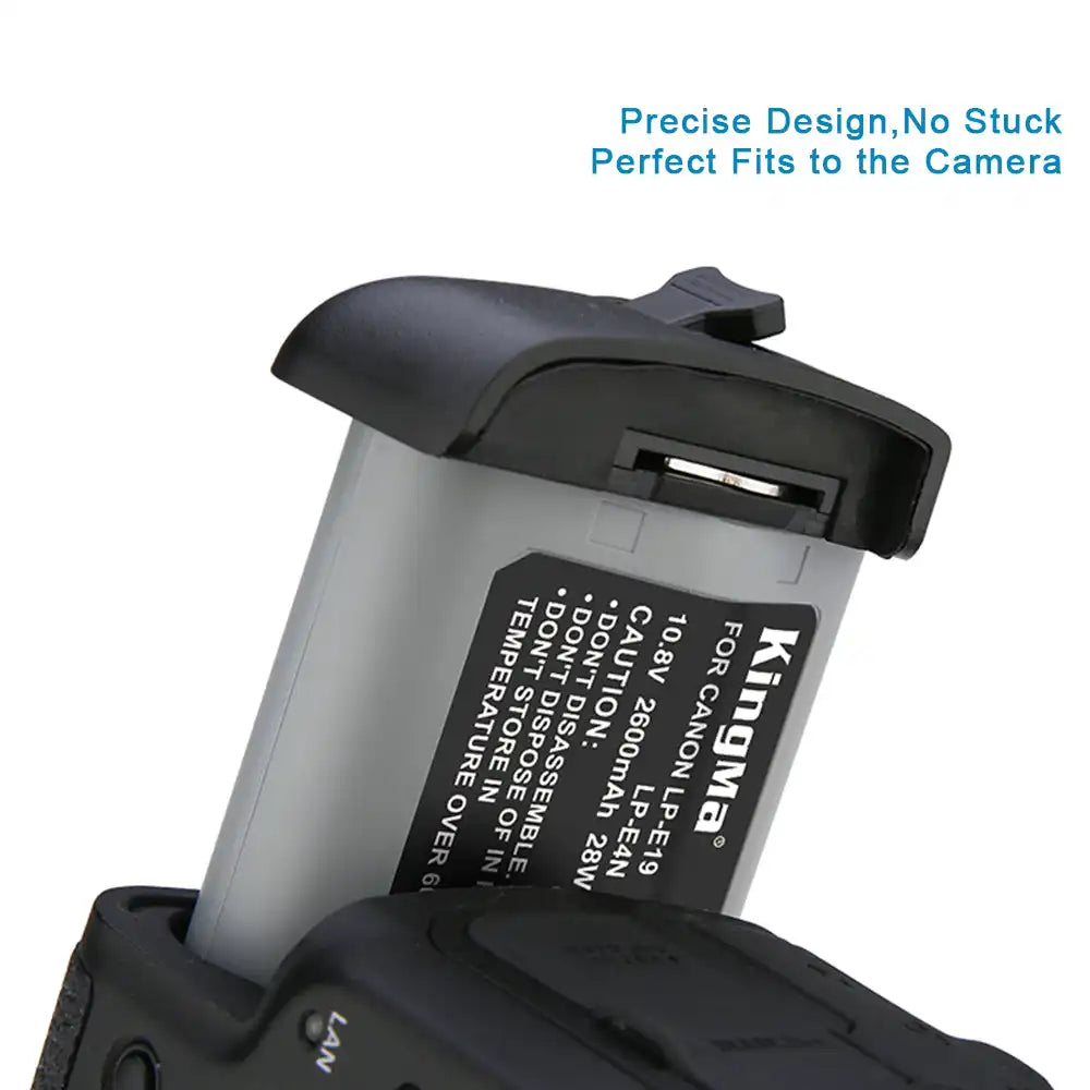 KingMa LP-E19 & LP-E4N | Canon | 2600mAh | Replacement Battery - 5