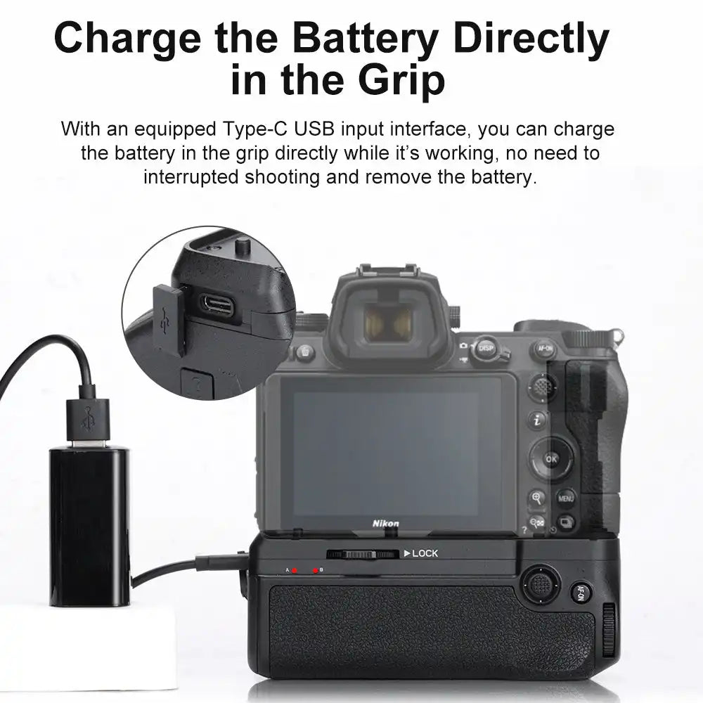 KingMa MB-N12 | Nikon | Z8 | Battery Grip - 4