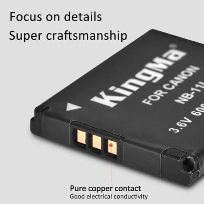KingMa NB-11L | Canon | 600mAh | Replacement Battery - 3