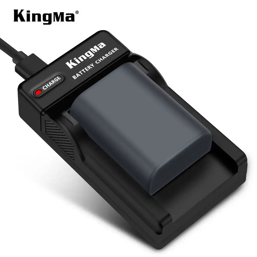 KingMa NB-2LH & NB-2L Set | Canon | 700mAh Battery | Single Charger | LED - 3