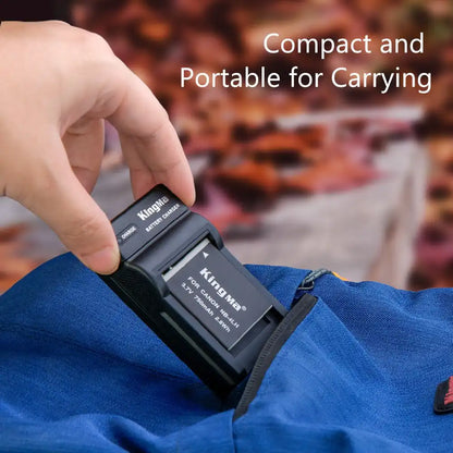 KingMa NB-4LH & NB-4L Set | Canon | 750mAh Battery | Single Charger | LED - 4