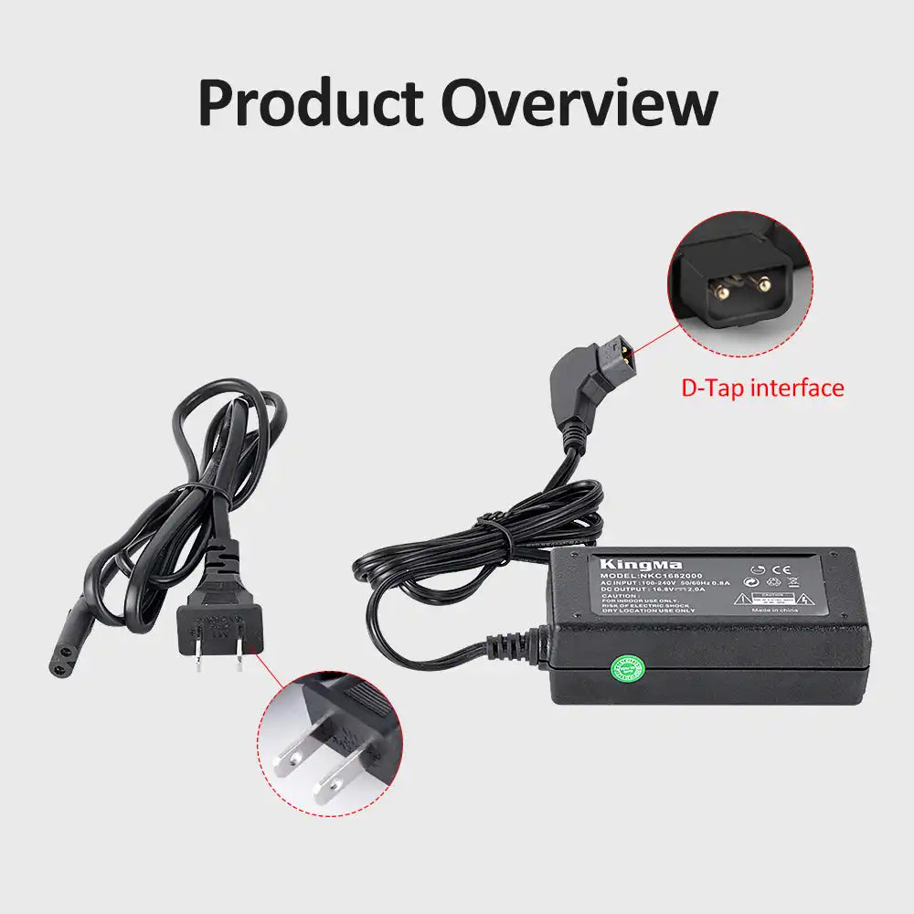 KingMa NKC1683001 Travel Charger | V-Mount | D-Tap - 4