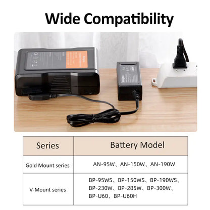 KingMa NKC1683001 Travel Charger | V-Mount | D-Tap - 3