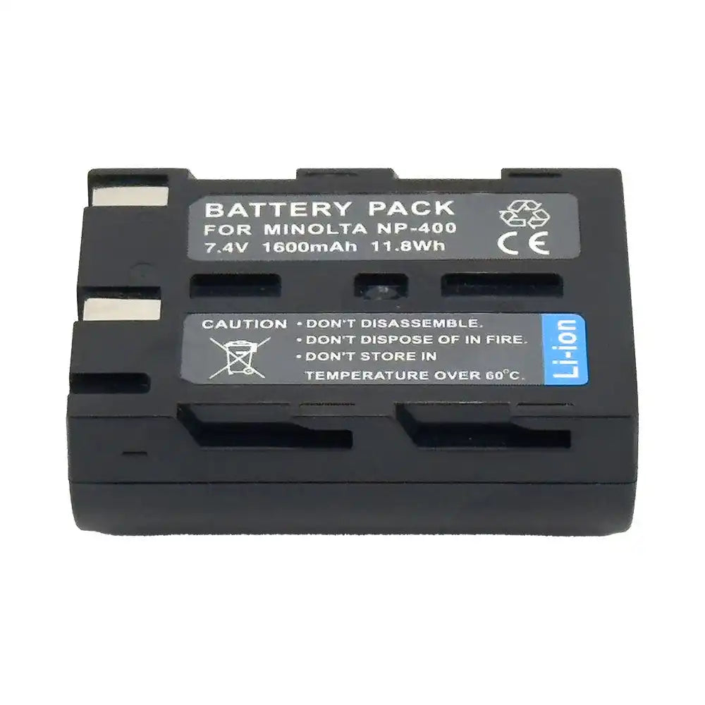 KingMa NP-400 Replacement Battery | Minolta | 1600mAh - 4