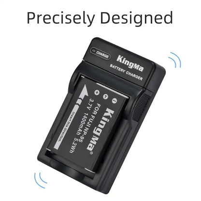 KingMa NP-95 Set | Fujifilm | 1400mAh Battery | Single Charger | LED - 3