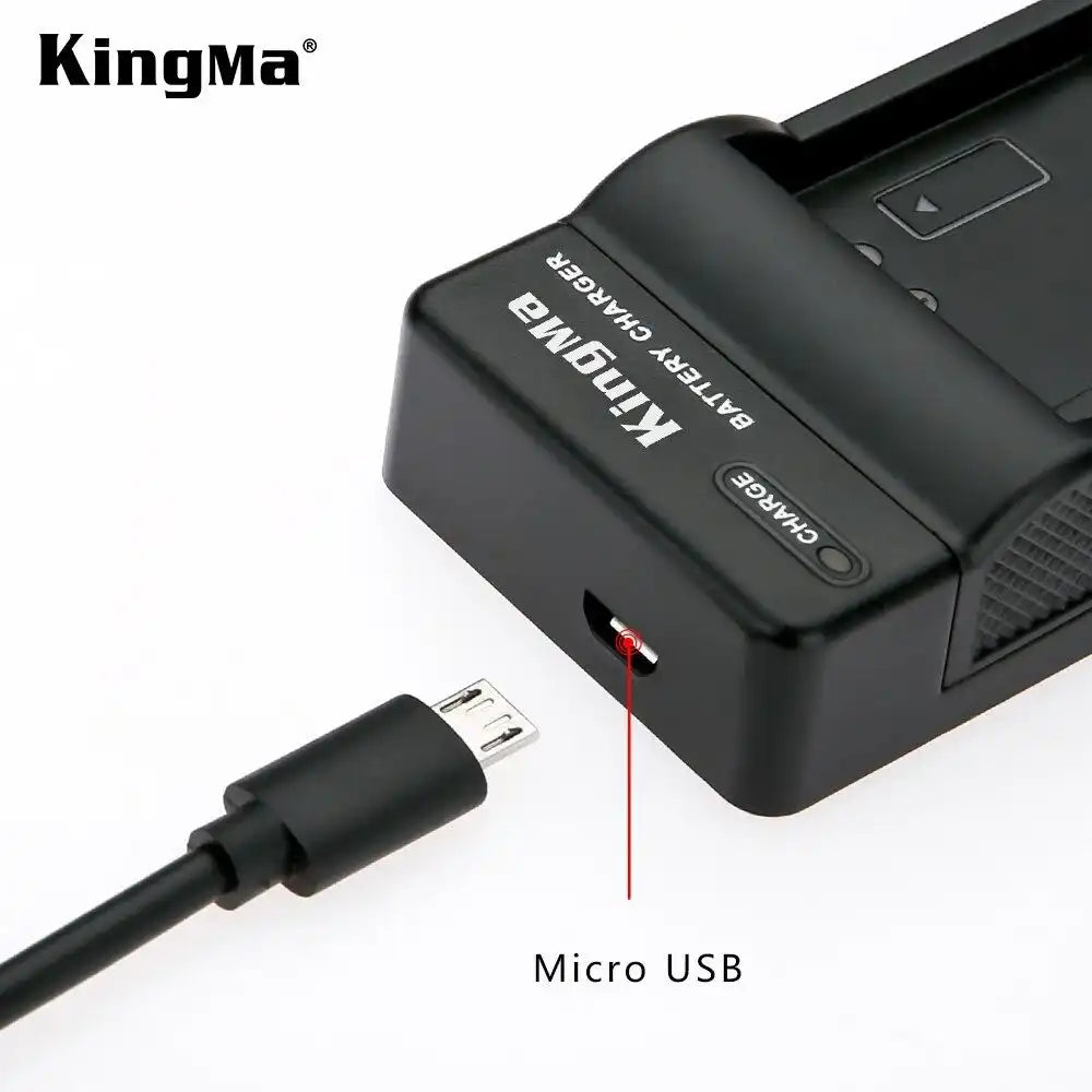 KingMa NP-BG1 / NP-FG1 Replacement Battery and Charger Set | Sony Type Cameras BG1 / FG1 - 4