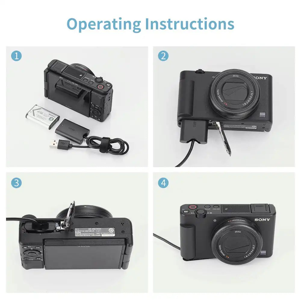 KingMa NP-BX1 Dummy Battery | Sony | USB-A Connector Version - 4