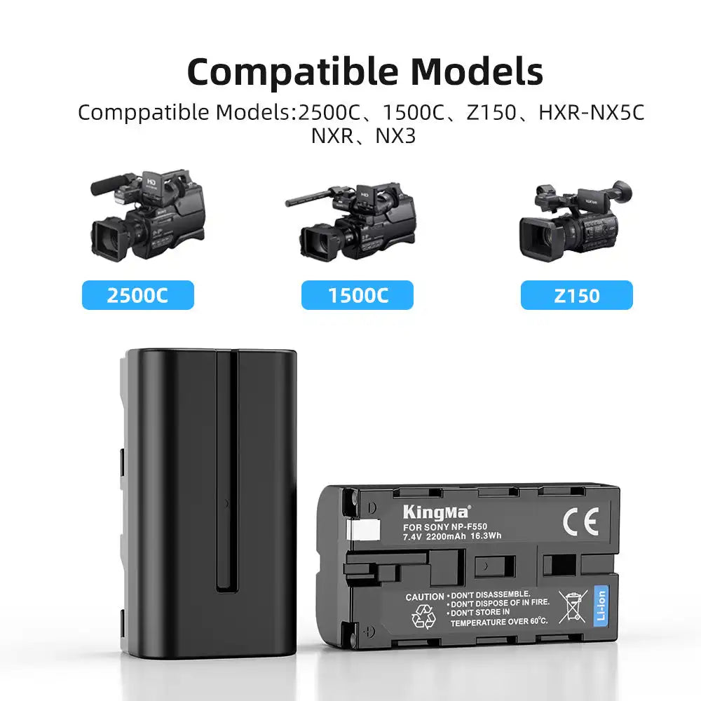 KingMa NP-F550 | Sony | 2200mAh | Replacement Battery - 7