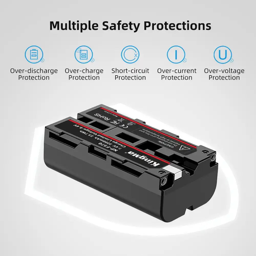 KingMa NP-F570 Replacement Battery | Sony Cameras - 5