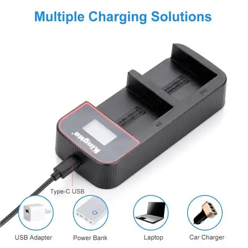 KingMa NP-F750 Set | Sony | 4400mAh Battery | Dual Charger | LCD - 6