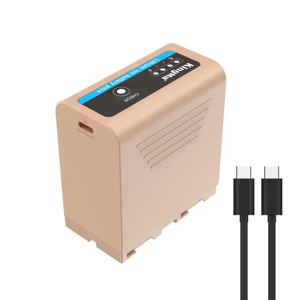 KingMa NP-F970 | Sony | 7800mAh | Replacement Battery | USB Type-C Port - 2