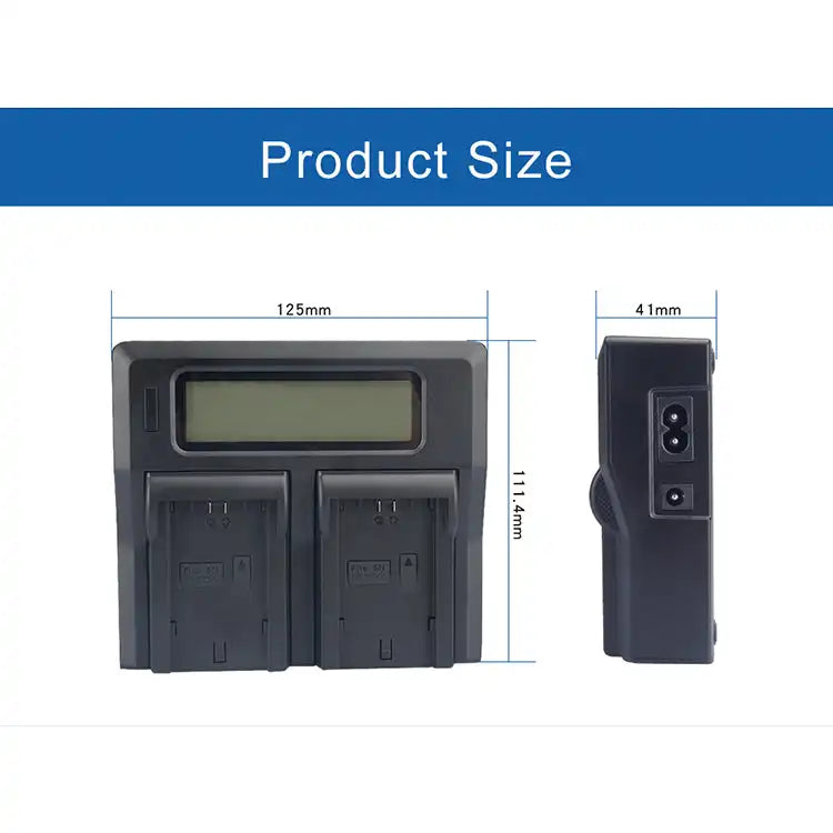 KingMa NP-FZ100 Smart Digital Charger | Sony | AC & DC Dual Slot - 4
