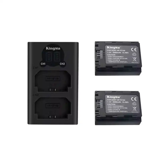 KingMa NP-FZ100 Set | Sony | 2000mAh Battery | Dual Charger - 2