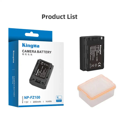 KingMa NP-FZ100 | Sony | 2000mAh | Replacement Battery - 7