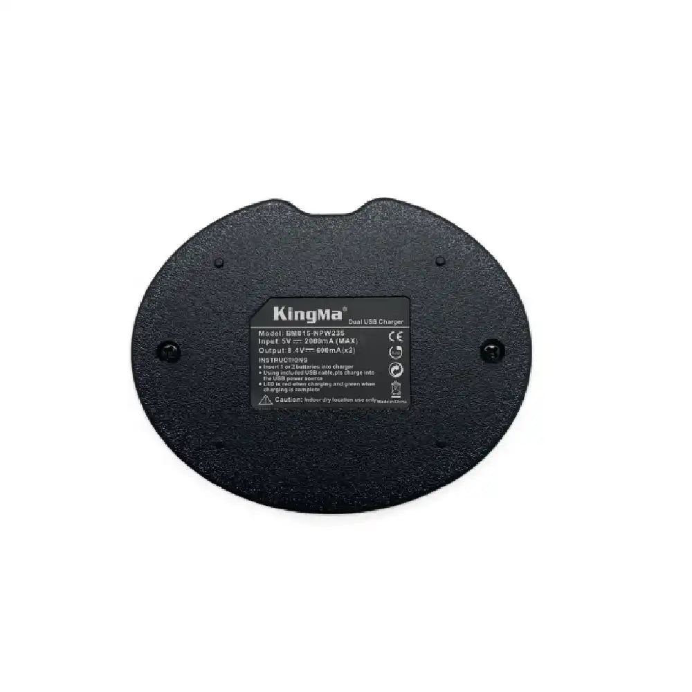 KingMa NP-W126 Charger | Fujifilm | Dual Slot | LED - 4