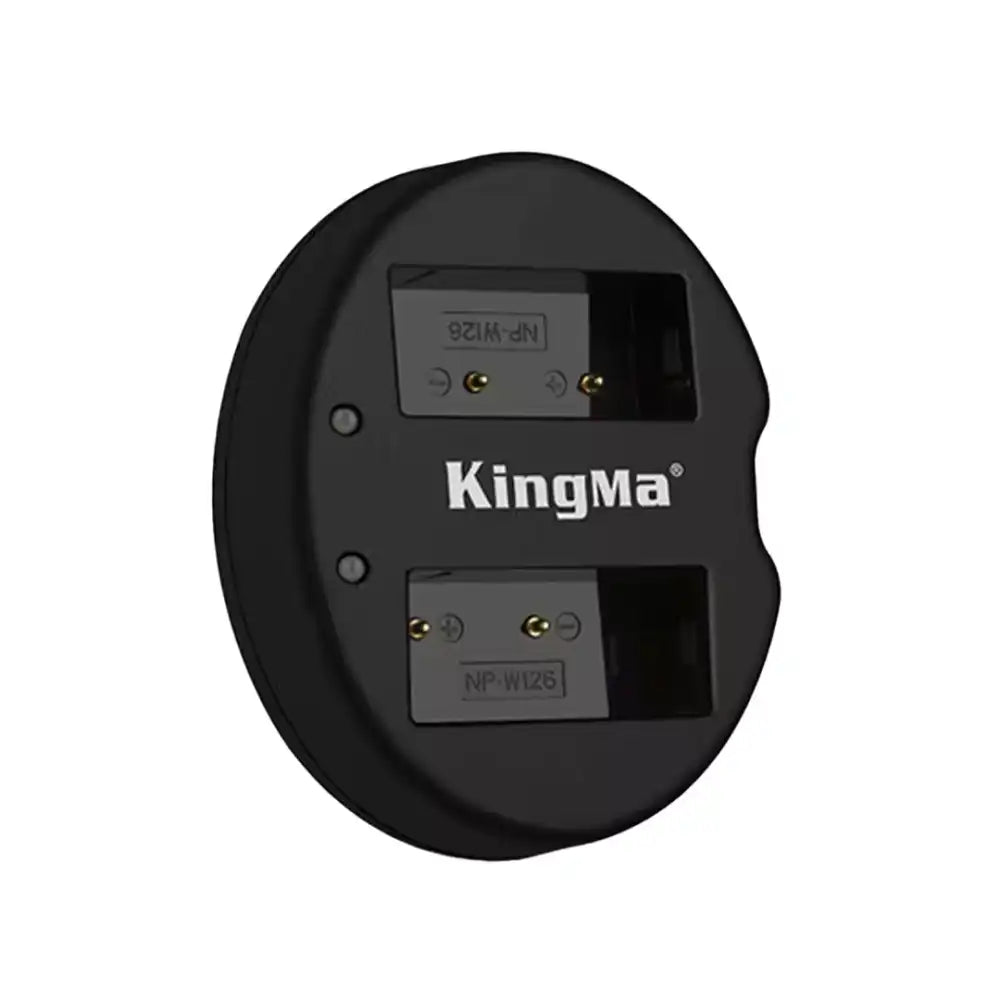 KingMa NP-W126 Charger | Fujifilm | Dual Slot | LED - 3