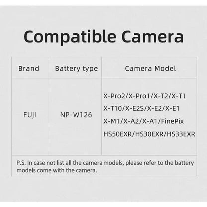 KingMa NP-W126 | Fujifilm | 1140mAh | Replacement Battery - 6