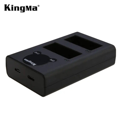 KingMa NP-W126 / W126s Battery Charger | Fujifilm Camera | Dual Slot LCD Display - 3
