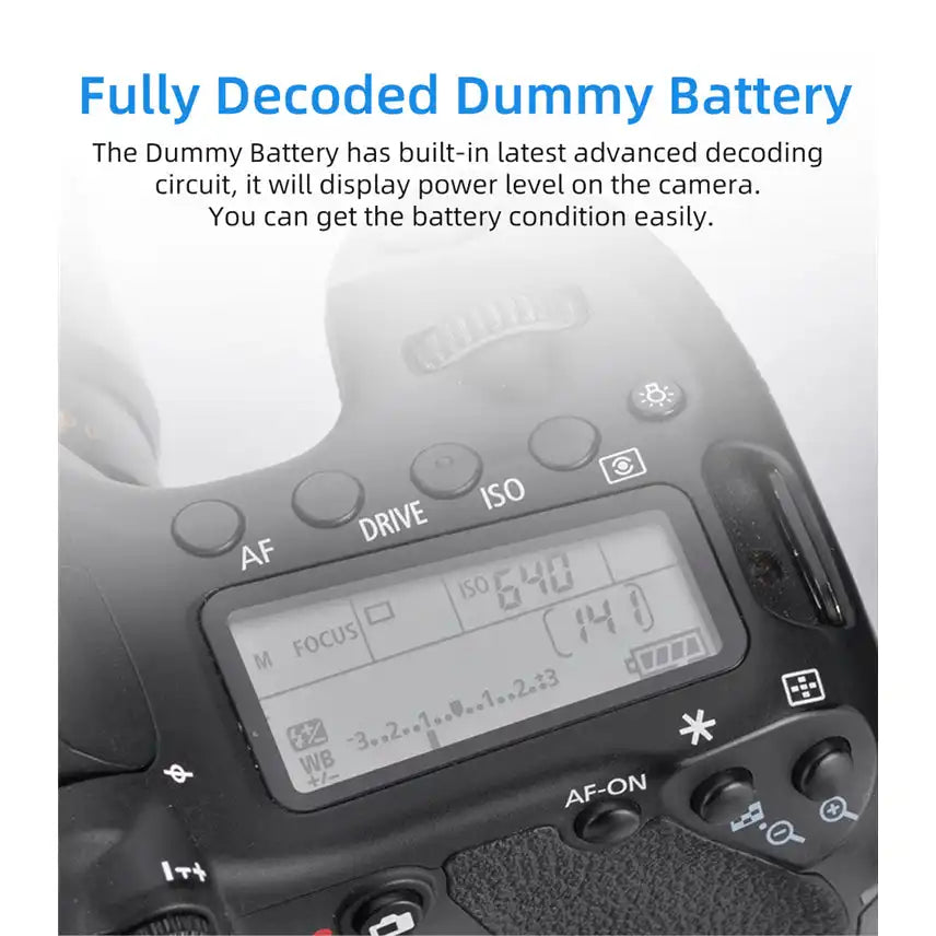KingMa NP-W235 Dummy Battery | Fujifilm | DC Connector Version - 3