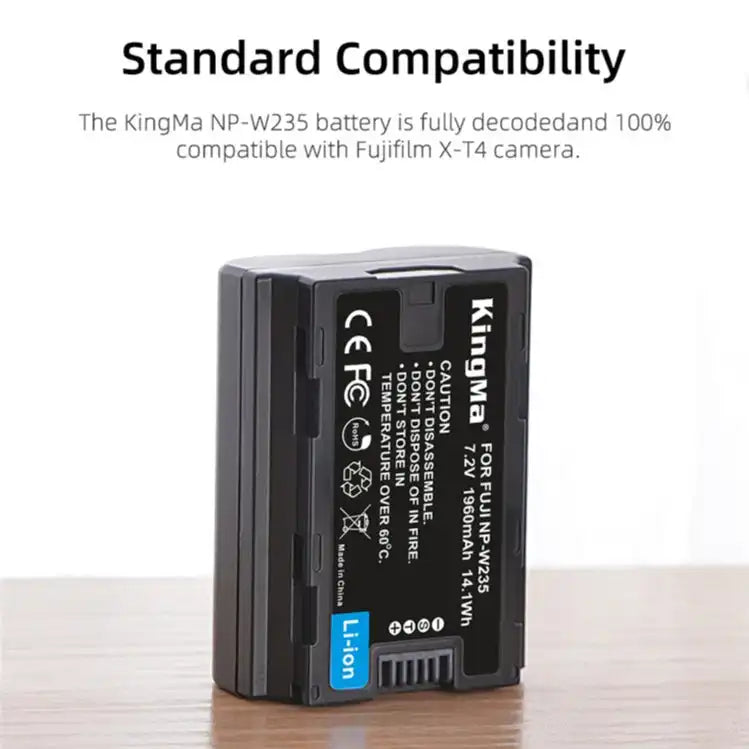 KingMa NP-W235 | Fujifilm | 1960mAh | Replacement Battery - 3