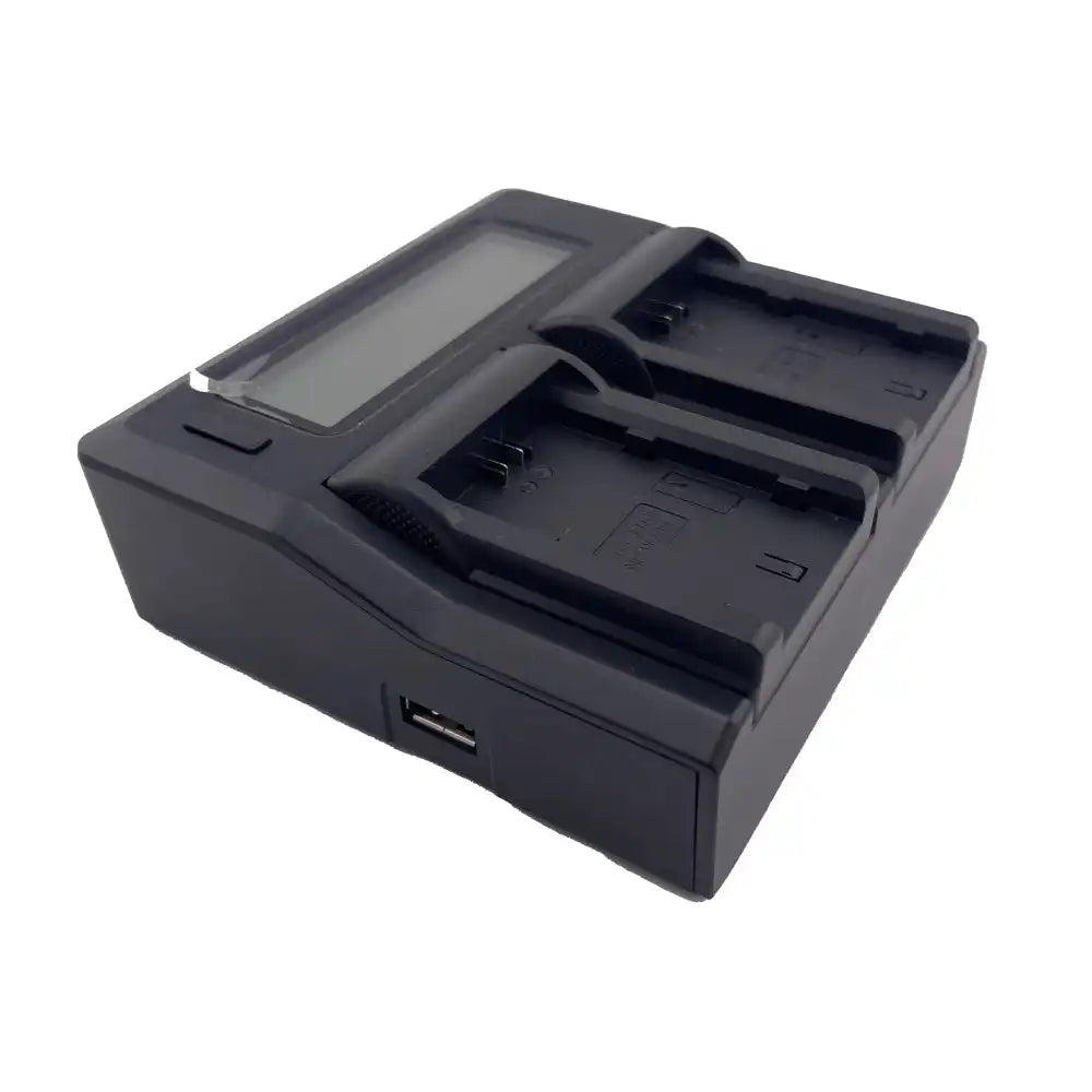 KingMa NP-W235 Smart AC DC Charger | Fujifilm | Dual Slot | LCD Display - 3
