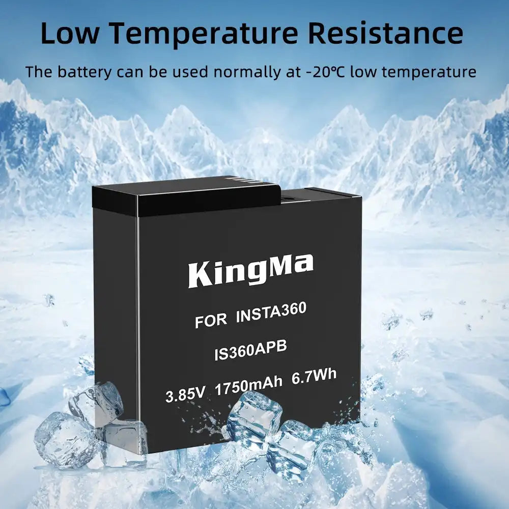 KingMa Replacement Battery | Insta360 Ace / Ace Pro / Ace Pro 2 | 1750mAh - 3